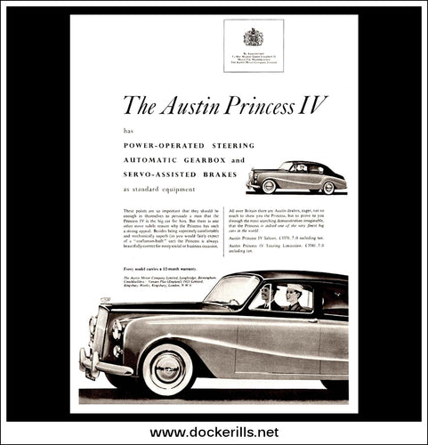 Original advert for the Austin Princess IV