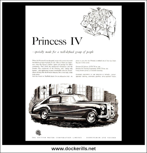 Original advert for the Austin Princess IV