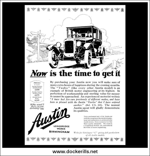 Austin Original Vintage Advert