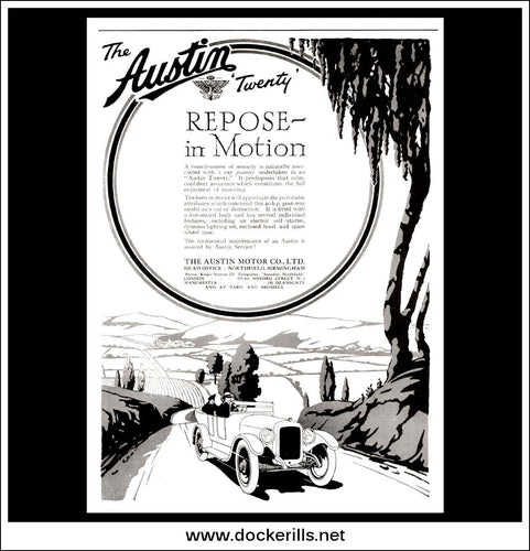 Austin '20' Twenty Original Vintage Advert