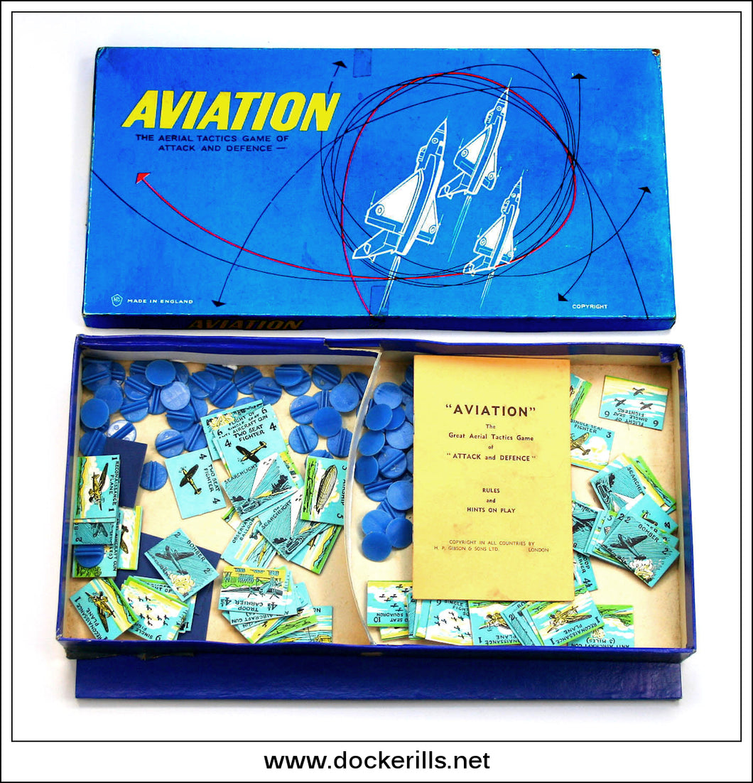 Aviation, H.B. Gibson. Vintage Game From the 1950's.