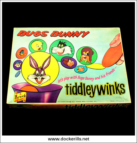 Berwick, Bugs Bunny Tiddley Winks. Vintage Game 1963 1.