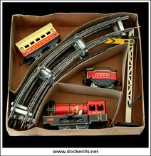 LNER Train Set, Betal, J.H. Glasman Ltd., Great Britain. Tin Plate 'O' Gauge Train Set. 1