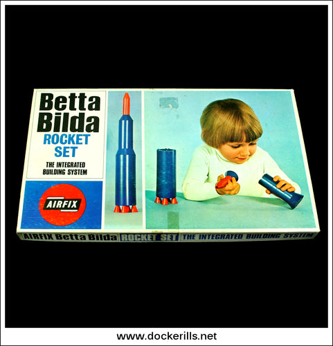 Betta Bilda, Rocket Set. Airfix, Great Britain. 1960's Construction / Building Toy 1.