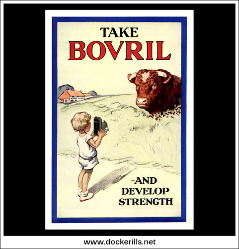 Take Bovril - And Develop Strength. Original Vintage Advert From December, 1930.