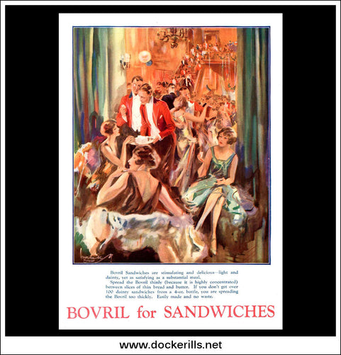 Bovril. Original Vintage Advert From November 30th, 1928.