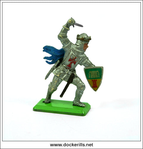 Vintage Britains Deetail Knight With Shield And Sword, 1971.