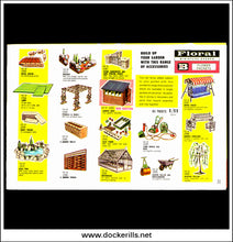 Britains 1965 Catalogue, Page 31 - Floral Miniature Garden.