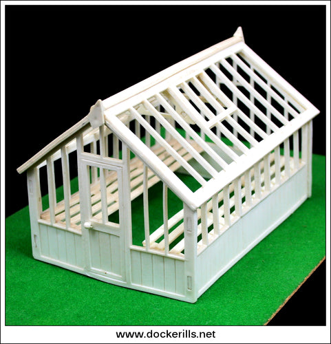 Vintage Britains Floral Miniature Garden - Greenhouse Pkt. No. 2592.