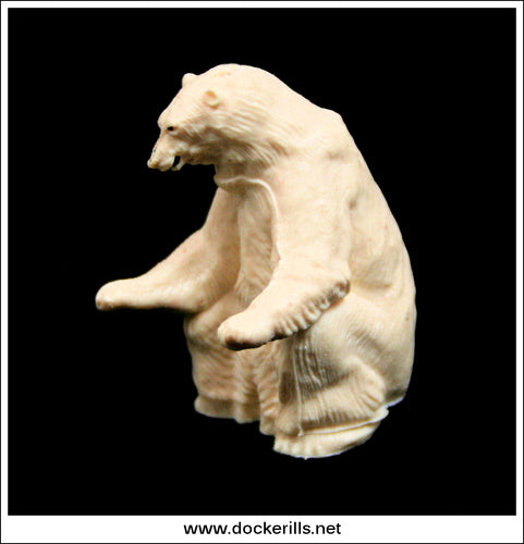 Vintage Britains Herald Adult Polar Bear (Sitting).