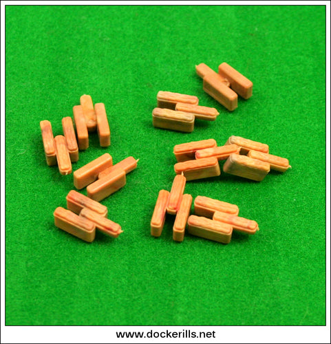 Vintage Britains Miniature Garden - Brick Edging X 10 No. 2560.