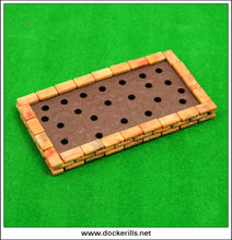 Vintage Britains Miniature Garden - Brick Edging X 10 No. 2560 (in use).