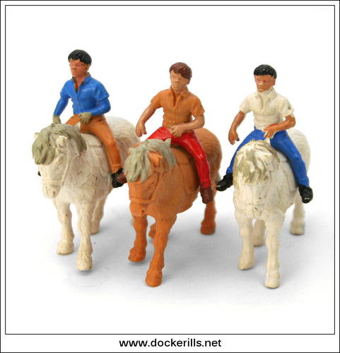 Vintage Britains Shetland Pony and Rider (Boy).