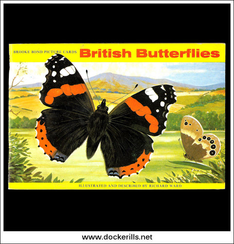 Brooke Bond Tea Card Album - British Butterflies 1963.