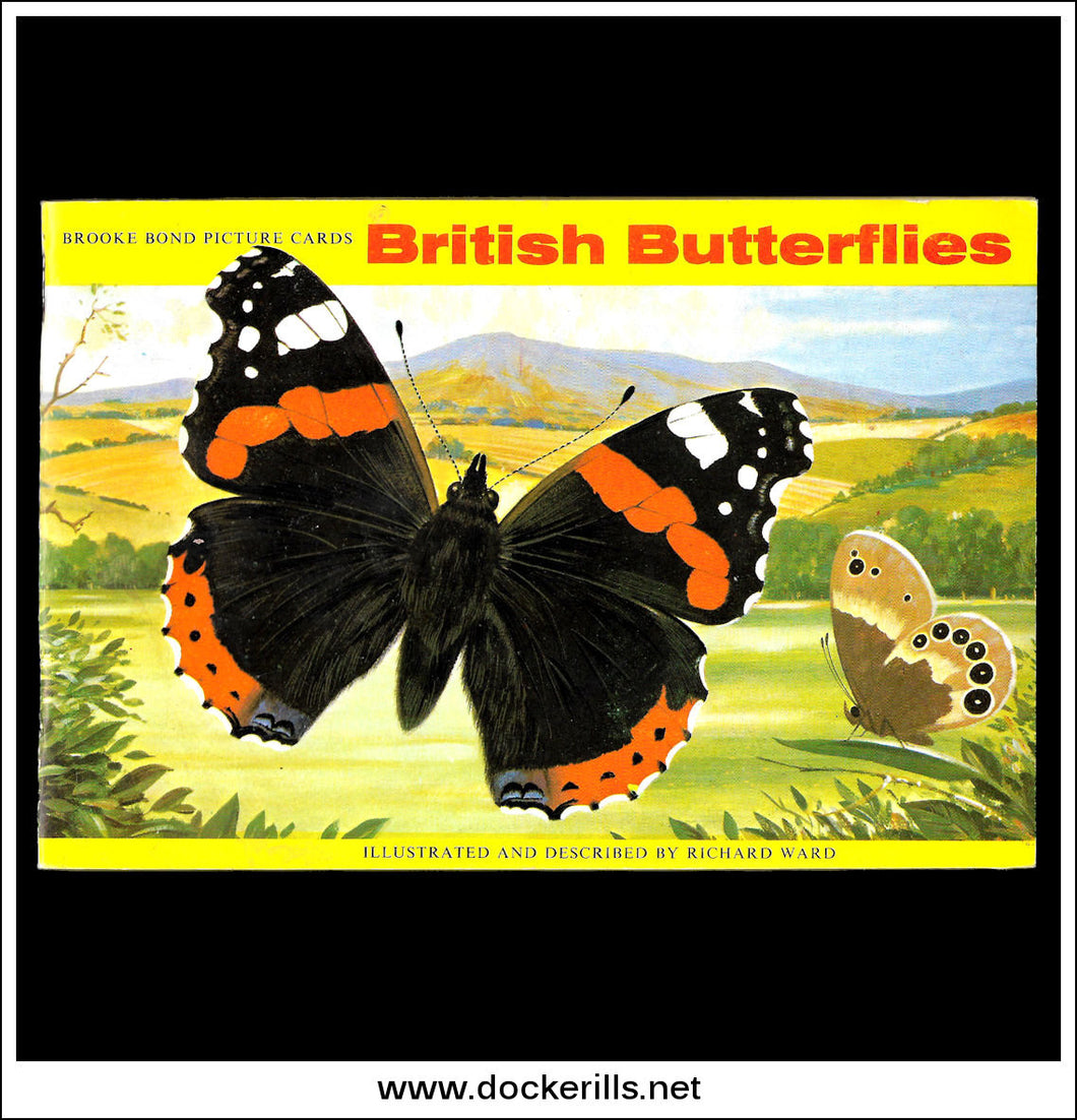 Brooke Bond Tea Card Album - British Butterflies 1963.