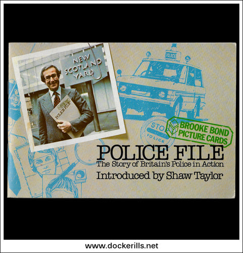 Brooke Bond Tea Card Album - Police File 1977. 