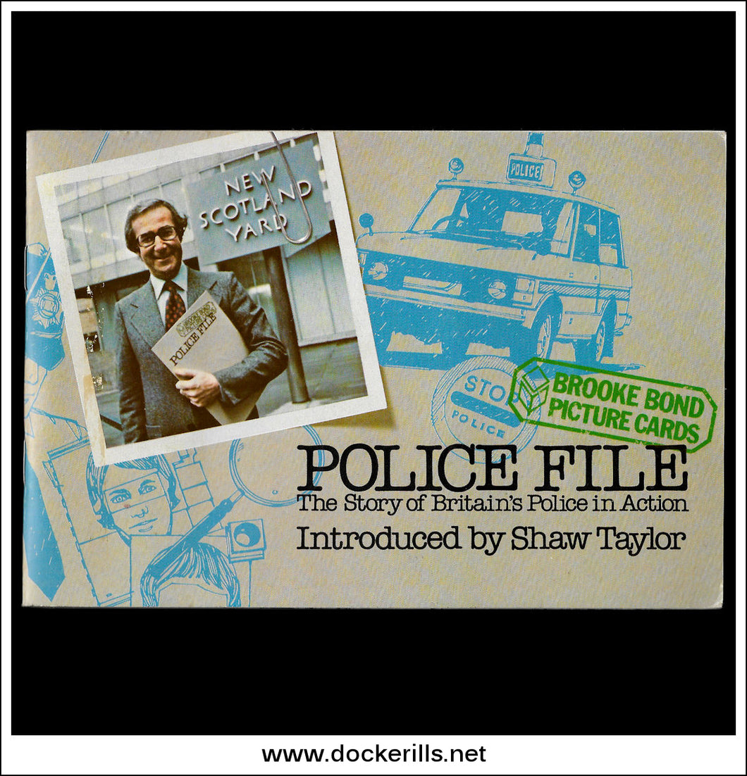 Brooke Bond Tea Card Album - Police File 1977. 