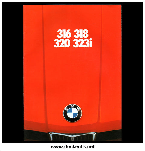 Buy BMW 316 318 320 323i Sales Brochure For 1977. 