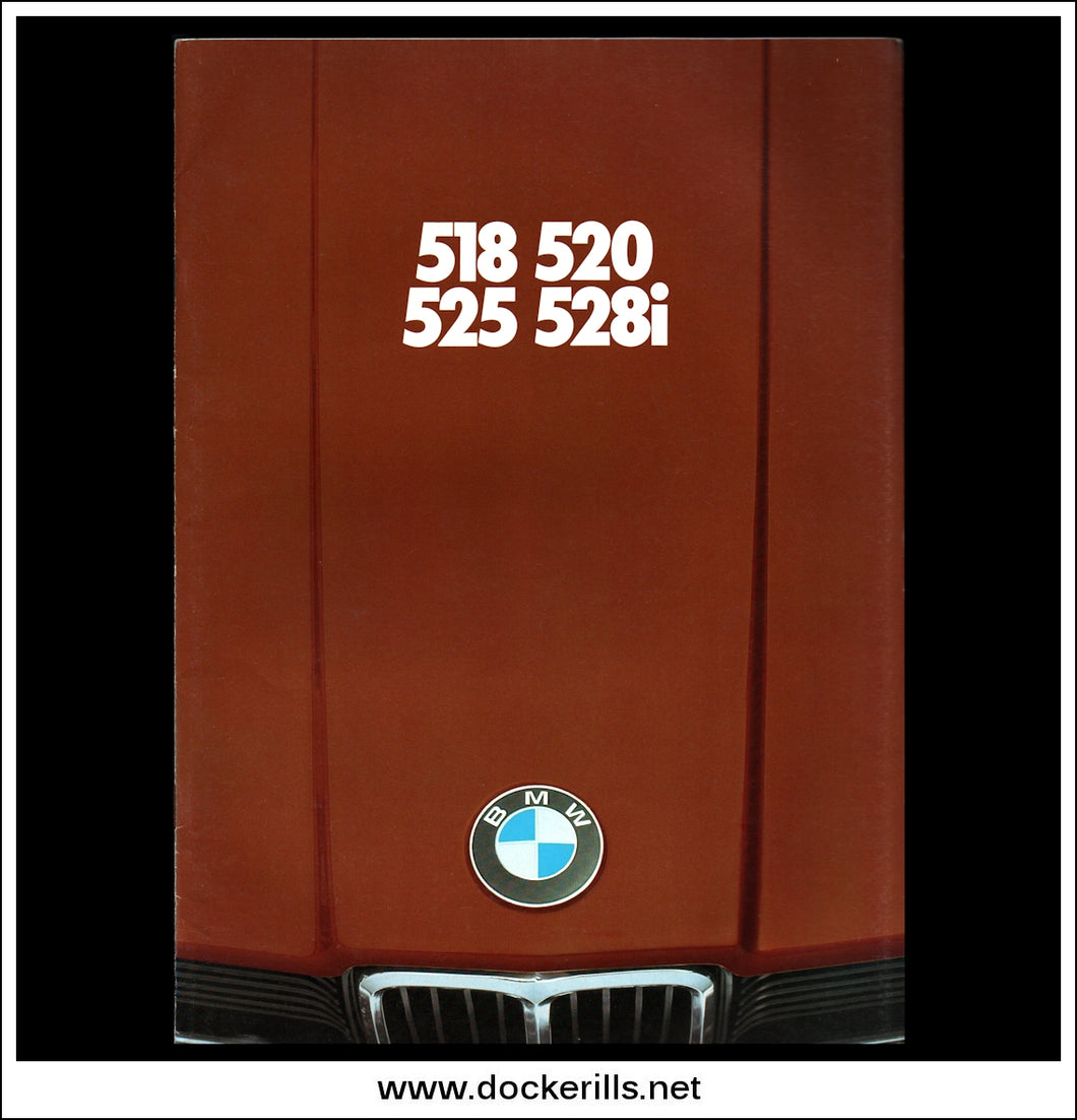 Buy BMW 518 520 525 528i Sales Brochure For 1977.