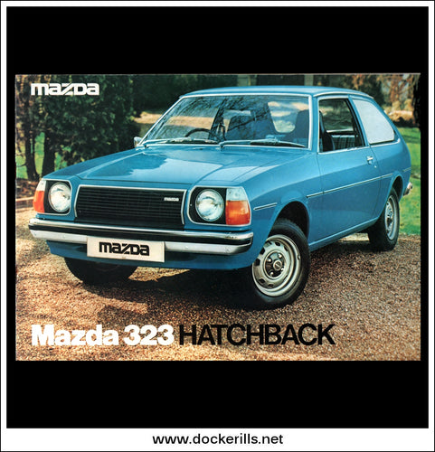 Buy Mazda 323 Hatchback Sales Brochure For 1977.