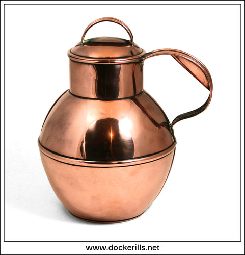 Antique Victorian Copper Guernsey Jug 1