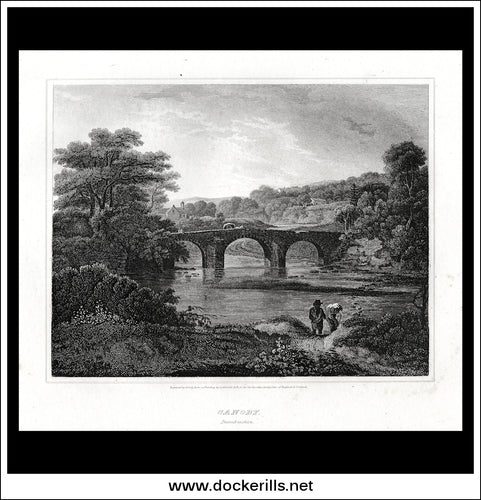 Canoby, Dumfrieshire, Scotland. Antique Print, Copper Plate Engraving 1815