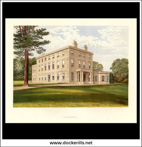 Carnanton, Near St. Colomb, Cornwall, England. Antique Print, Chromoxylograph 1880.