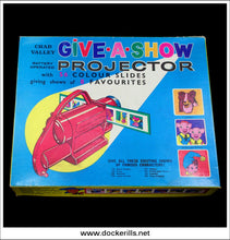 Give-A-Show Projector. Chad Valley, Great Britain. G343R. Noddy, Pinky & Perky, Roy Rogers etc. 1.