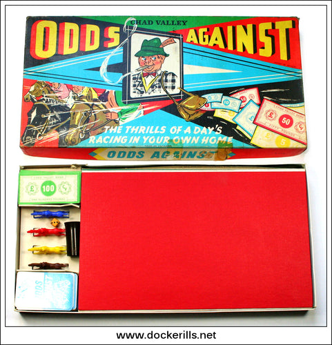 Odds Against, Chad Valley. Vintage Board Game.