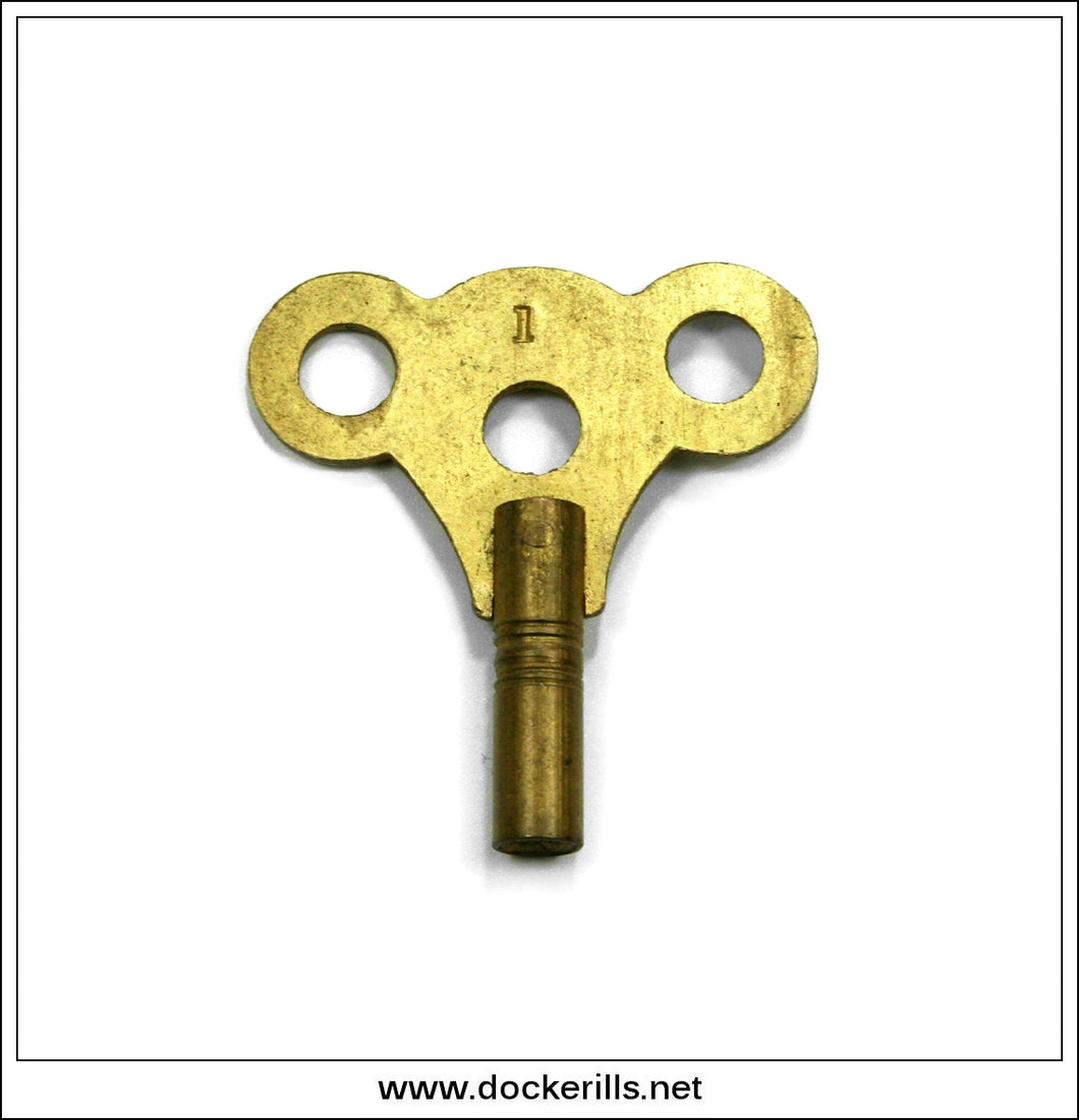 Vintage Clock Key No. 1, 2.25mm.