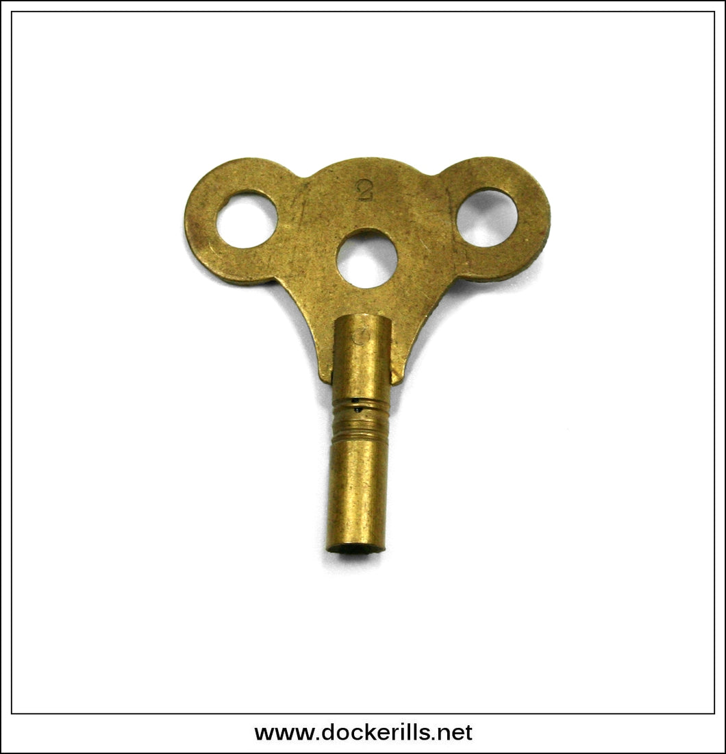Vintage Clock Key No. 2, 2.75mm.