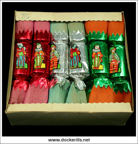 Full-O-Fun Treble Contents Party Crackers. Vintage Box Of Twelve Unused Crackers 2.