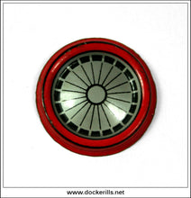 Police Patrol Car P.D. 110 With Siren, Daiya, Japan. TIN TOY SPARE PART - Hub Cap.