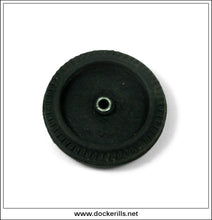 Police Patrol Car P.D. 110 With Siren, Daiya, Japan. TIN TOY SPARE PART - Rubber Wheel.