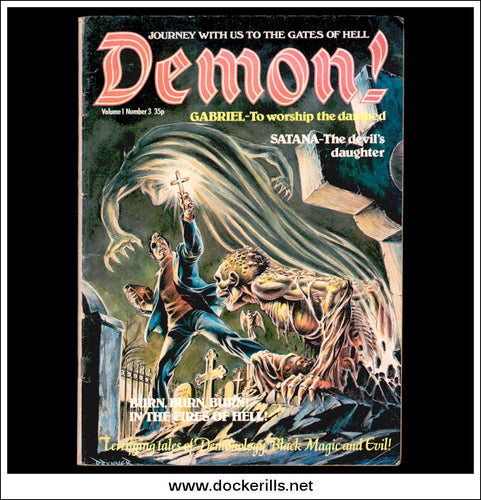 Demon! Journey With Us To Te Gates Of Hell, Volume 1, Number 3, 1978. Horror Comic. British Edition.