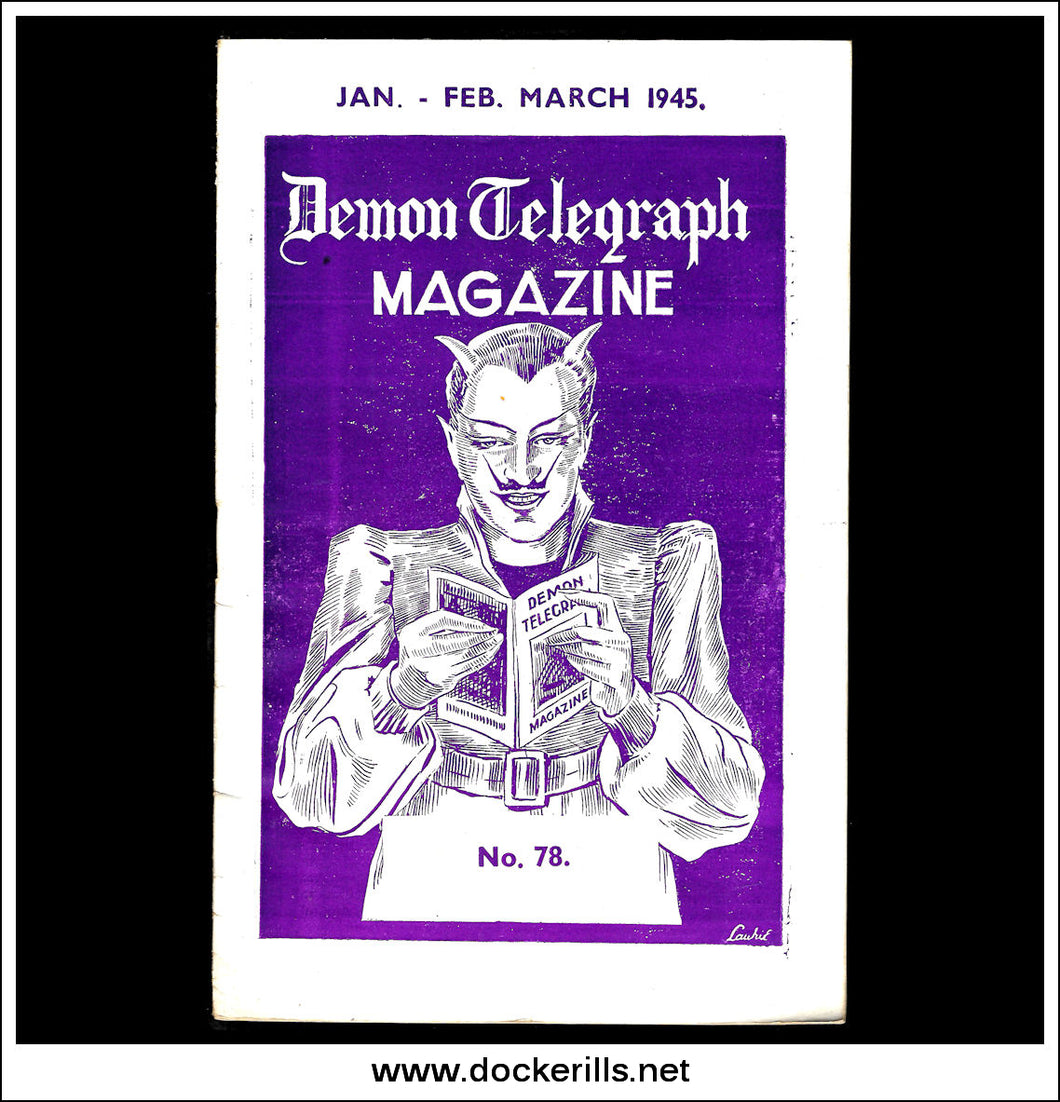 Demon Telegraph No. 78, March 1945. Magic, Conjuring. L. Davenport & Co.