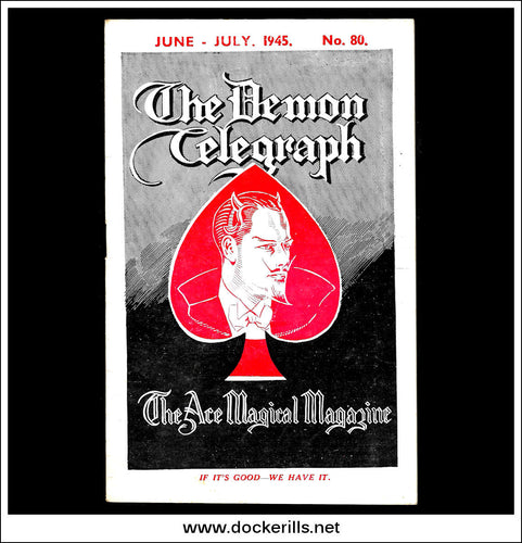 Demon Telegraph No. 80, July 1945. Magic, Conjuring. L. Davenport & Co.