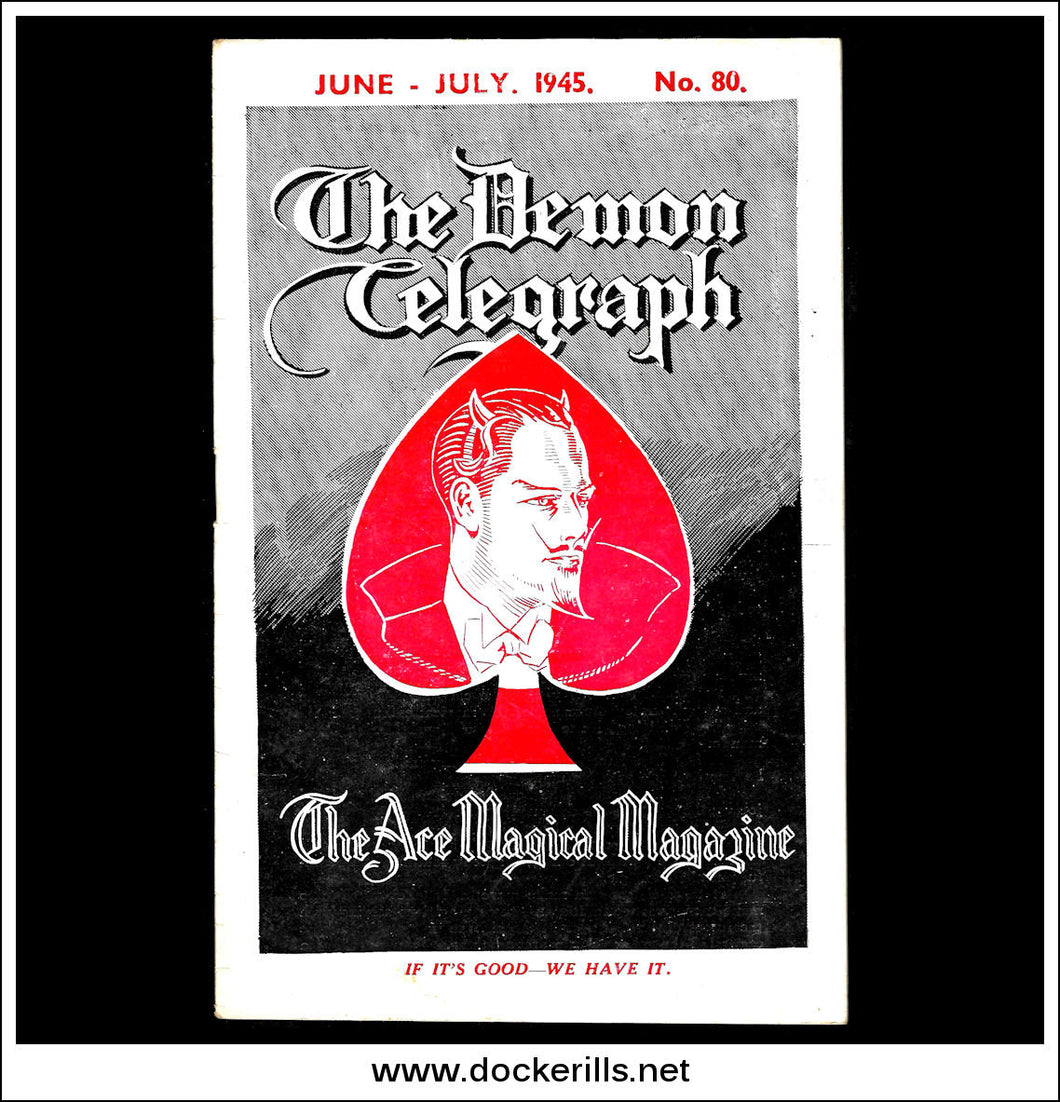 Demon Telegraph No. 80, July 1945. Magic, Conjuring. L. Davenport & Co.