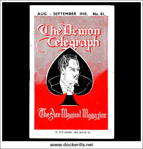 Demon Telegraph No. 81, September 1945. Magic, Conjuring. L. Davenport & Co.
