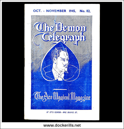 Demon Telegraph No. 82, November 1945. Magic, Conjuring. L. Davenport & Co.