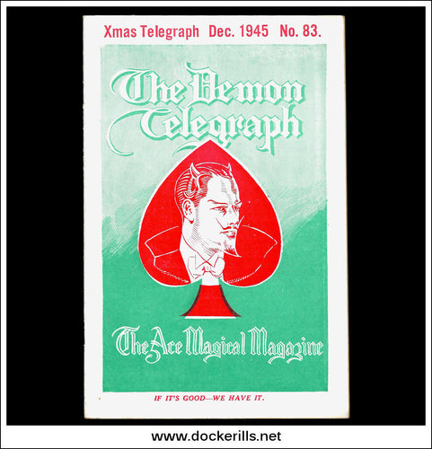 Demon Telegraph No. 83, December 1945. Magic, Conjuring. L. Davenport & Co.