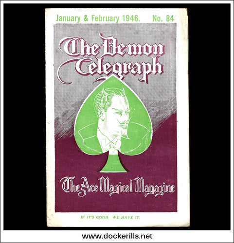 Demon Telegraph No. 84, December 1946. Magic, Conjuring. L. Davenport & Co.