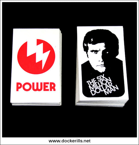 Denys Fisher, The Bionic Man, 1975. Power Cards. VINTAGE GAME SPARES