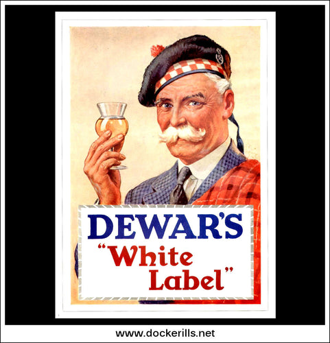 Dewar's White Label Whisky. Original Vintage Advert From, April 28th, 1937.
