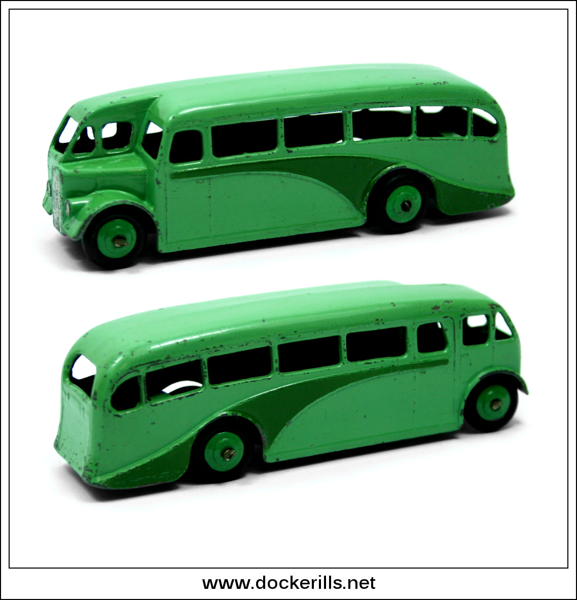 Bus à Impériale Dinky Toys 291 – EXIDE BATTERIES, Rouge, Métal, VNMINT