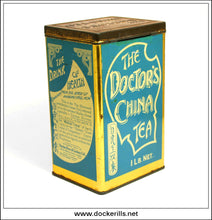 The Doctors China Tea Tin. Vintage Advertising Tin. Harden Bros. & Lindsay Ltd. 2.