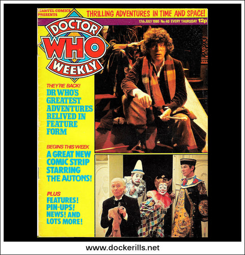 Dr Who Weekly Magazine No.40, 1980.