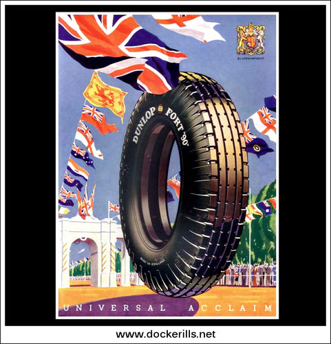 Dunlop Tyres Advert. Original Vintage Advert From May 29th, 1935.