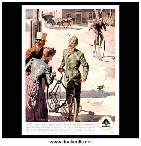 Dunlop Tyres. Original Vintage Advert From January 19th, 1938.