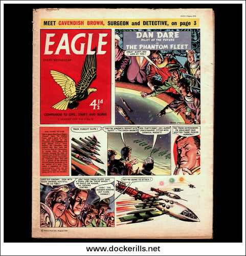 Eagle Comic. Vol. 9, No. 31, August 2nd, 1958. Dan Dare.